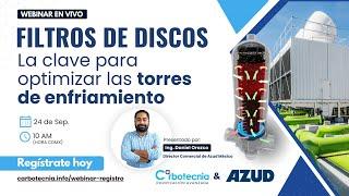 [WEBINAR] ▶️ FILTROS DE DISCOS: LA CLAVE PARA OPTIMIZAR LAS TORRES DE ENFRIAMIENTO.