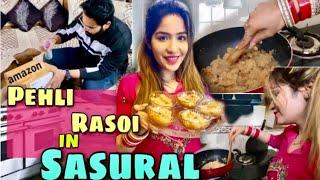 VLOG: Sasural Me Pehli Rasoi ️ KYA Banaya ? || Amazon Ne kiya Pareshan 