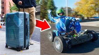 I Transformed my Suitcase into a Go Kart (NO EXPERIENCE)