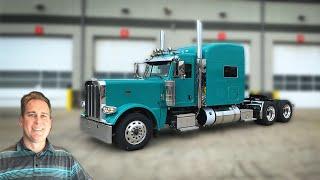 Wild Turquoise 2021 Peterbilt 389 Cummins X-15 18 Speed