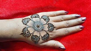 New mehndi design simple |mehandi ka design| mehndi designs | holi mehndi design | mahdi ka dizain