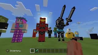 Minecraft statues world