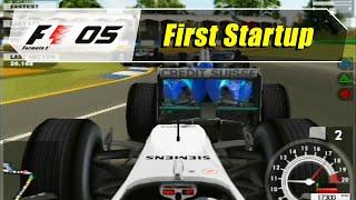 Formula One 05 (PS2) - First Startup (1080@60)