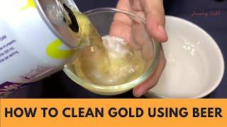  How to Clean Gold Jewelry At Home - With Beer 