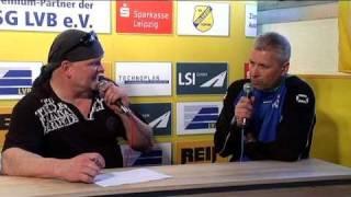 SG LVB - HSG Freiberg 25:24 (12:11) - LVB-Talkrunde nach dem Spiel