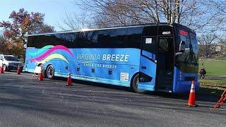 Virginia Breeze connects Blacksburg to Washington, D.C.