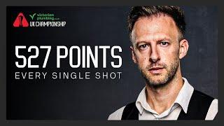 527 CONSECUTIVE POINTS!  | EVERY SINGLE SHOT OF JUDD TRUMP's AMAZING RUN