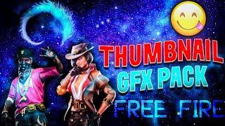 FREE FIRE THUMBNAIL GFX PACK || character PNG, overlay || Tencent FF EDITZ