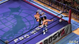 Fire Pro Wrestling World Fuminori Abe vs Yuma Aoyogi