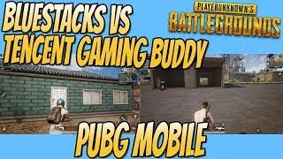 Tencent Gaming Buddy vs BlueStacks Gaming Buddy PUBG MOBILE Benchmark Test