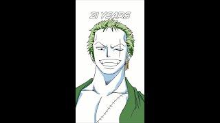 Drawing Zoro | ONE PIECE At 40 And 60 Years #shorts #anime #drawing #onepiece