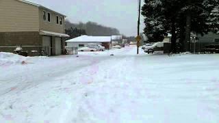 TRAXXAS SLASH 4X4 2S LIPO IN THE SNOW WITH PADDLE TIRES