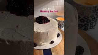 Blackberry Jam Cake #recipe #baking #cake #blackberry #dessert