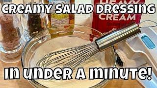 60 Second Salad Dressing - Insanely Easy, Infinitely Customizable!