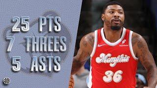 Marcus Smart 25 pts 7 threes 5 asts vs Pistons 24/25 season