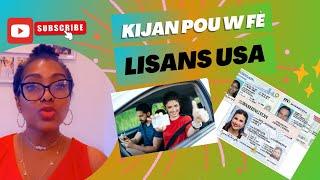 LISANS USA | Men kijan pou w fè lisans ou Etazini ak kisa wap bezwen pou w aplike pou lisans lan