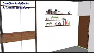 Creative Architects R.T Nagar (Bedroom Interior Design)