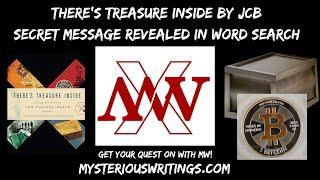 TREASURE! Secret Message in Word Search #therestreasureinside #treasureinside #joncollinsblack