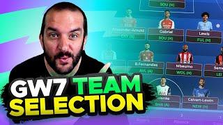 FPL TEAM SELECTION | GAMEWEEK 7 | Fantasy Premier League Tips 2024/25