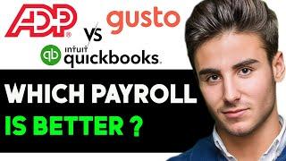 ADP VS GUSTO VS QUICKBOOKS ULTIMATE PAYROLL COMPARISON 2025! (FULL GUIDE)