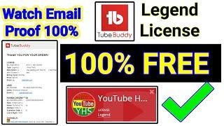 How to get tubebuddy legend license for free | TubeBuddy Legend Free