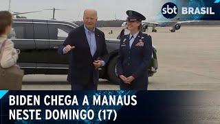 Biden vai se reunir com Lula durante visita ao Rio para o G20 | SBT Brasil (16/11/24)