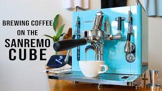 Making Coffee on the Sanremo CUBE home espresso machine