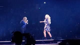 Carrie Underwood performs "The Champion" with guest performer Alexandria Leavenworth in Oakland, CA