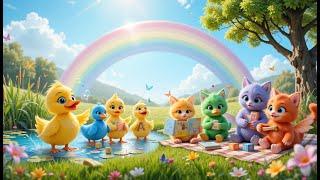 Counting Ducks & Learning ABC with Kittens | Fun Kids Songs Compilation