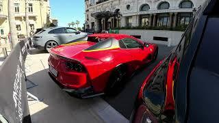 Luxury cars Bugatti Ferrari Mercedes AMG Porsche - Jet Set - Casino Monte-Carlo - Monaco NEW 10-2024