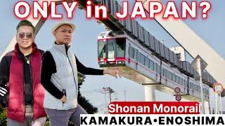 We traveled 1 Hour from TOKYO for this! (UNIQUE MONORAIL in JAPAN)