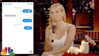 First Textual Experience with Gwyneth Paltrow