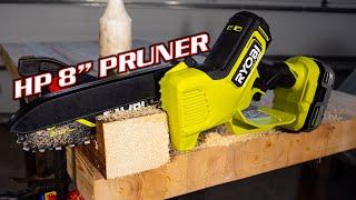 RYOBI 18V HP 8" Pruning Saw Review [BRUSHLESS]