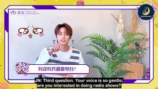 [ENG SUB] 200611 Huyou Interview (SEVENTEEN JUN) by EightMoonSubs