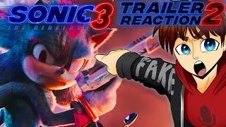 SHADOW HAS A GUN?! | Sonic Movie 3 Trailer 2 REACTION & ANALYSIS