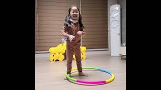 아니와 #훌라후프 돌리기~