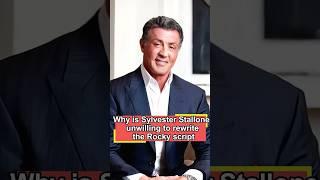 Why did Sylvester Stallone prefer bankruptcy over rewriting the script of Rocky#foryou #usa