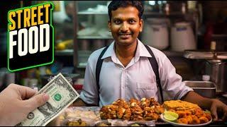 $1 SUPER CHEAP MUMBAI SLUM STREET FOOD + STREET WALK!!