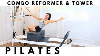 Balanced Body Allegro 2 Pilates Full Body Reformer & Tower of Power Combo 50 Min Lats Core #pilates