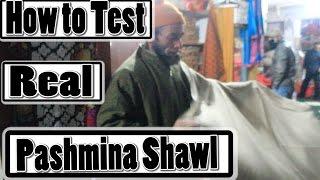 How to test original Pashmina Shawl (Easy Trick to test real pashmina shawl)