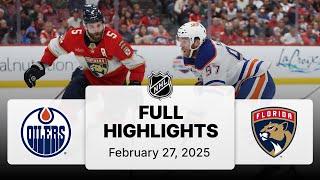 NHL Highlights | Oilers vs. Panthers | February 27, 2025