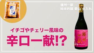 【播州一献】イチゴやチェリー風味の辛口一献！？【日本酒とおつまみ レビュー】