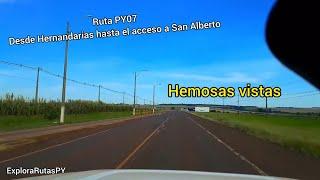 Ruta PY07 Hernandarias hasta el Cruce a San Alberto #rutas #paraguay #paisaje #viaje