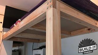 Loft Bed construction DIY - Build It Yourself 4K