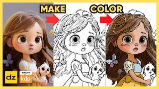 Easily Make & Color Coloring Books with Dzine(Stylar) AI | Amazon KDP