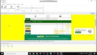 Scraping Flashscore Fractional 1 X 2 Odds using Webharvy