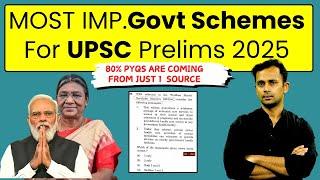 Most Important Government Schemes for UPSC 2025 | 80% of Questions Repeated from This Trusted Source