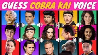 Cobra Kai Quiz  Guess The Voice  Guess The Character - Miguel, Sam, Robby, Tory, Daniel, Johnny