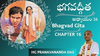 BHAGAVAD GITA - CHAPTER 16 - భగవద్గీత - అధ్యాయం 16 || HG Pranavananda Prabhu