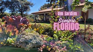 UM #jardim SEMPRE FLORIDO. #flores DE inverno.